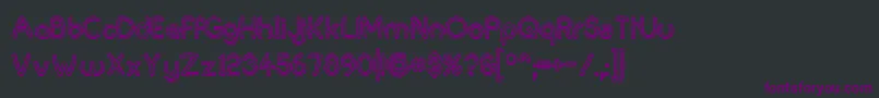 Fortunecity ffy Font – Purple Fonts on Black Background