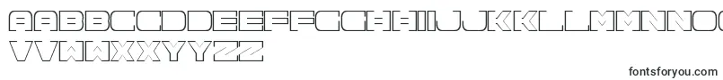 Шрифт Spac3NeonFreePromo – блочные шрифты