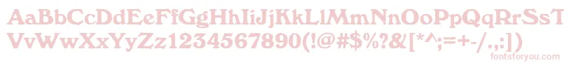 Windsorantdbol Font – Pink Fonts on White Background