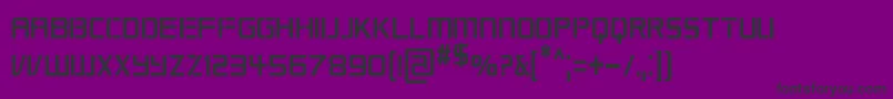 RepublikapsCnd Font – Black Fonts on Purple Background