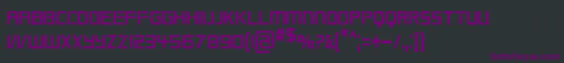 RepublikapsCnd Font – Purple Fonts on Black Background