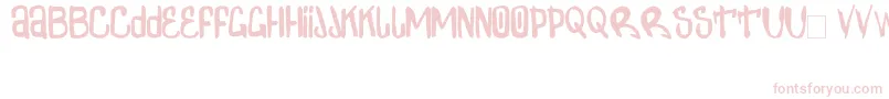 Шрифт ZdarxSimpl2 – розовые шрифты на белом фоне