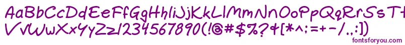 Gemelli ffy Font – Purple Fonts on White Background