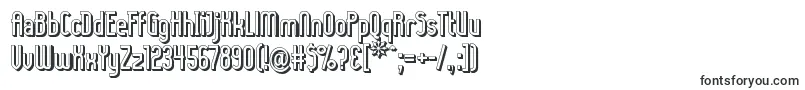 Ladyi3D-fontti – neliönmuotoiset fontit