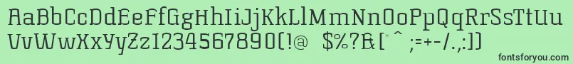 KorneuburgslablightLight Font – Black Fonts on Green Background