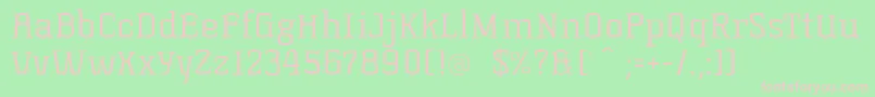 KorneuburgslablightLight Font – Pink Fonts on Green Background