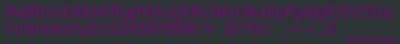 KorneuburgslablightLight Font – Purple Fonts on Black Background