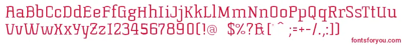 KorneuburgslablightLight Font – Red Fonts