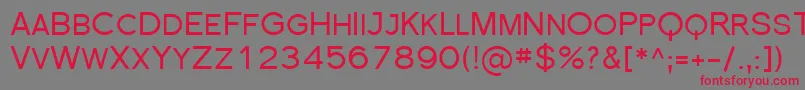 Sfflorencesanssc Font – Red Fonts on Gray Background