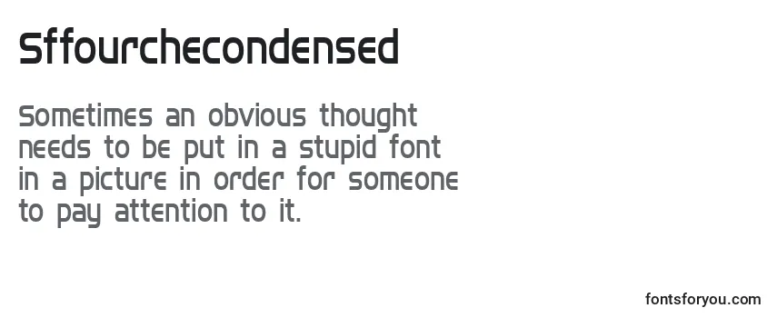 Sffourchecondensed Font