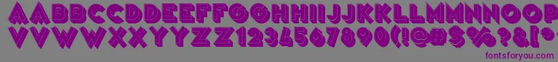 VarietРІArtist Font – Purple Fonts on Gray Background