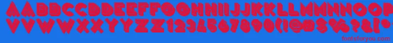 fuente VarietРІArtist – Fuentes Rojas Sobre Fondo Azul