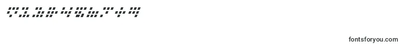 IconianItalic Font – Fonts for Numbers and Digits
