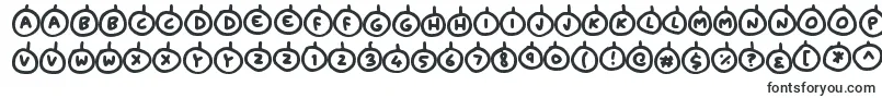 Шрифт Baubles – шрифты для логотипов