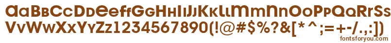 Шрифт Avant25 – коричневые шрифты