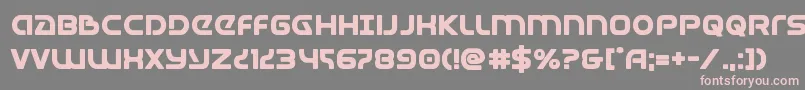 Universaljackbold Font – Pink Fonts on Gray Background