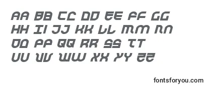 TrekTrooperExpandedItalic Font