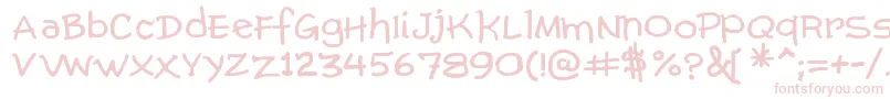 More about ComicGibi Font ComicGibi Font – Pink Fonts on White Background