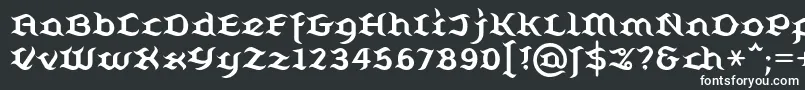 Belugall-fontti – valkoiset fontit