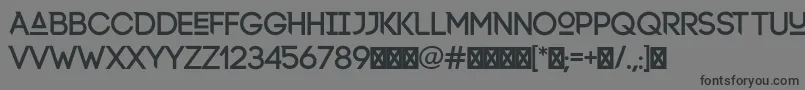 Lexlox Font – Black Fonts on Gray Background