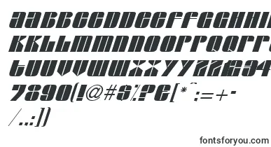  G761DecoItalic font