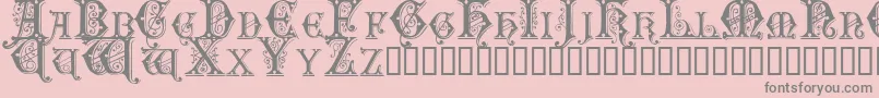 Sentinel Font – Gray Fonts on Pink Background