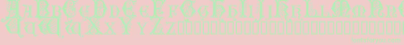 Sentinel Font – Green Fonts on Pink Background