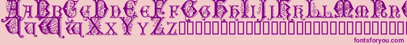Sentinel Font – Purple Fonts on Pink Background