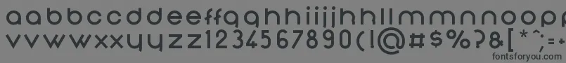 NonchalanceBold Font – Black Fonts on Gray Background