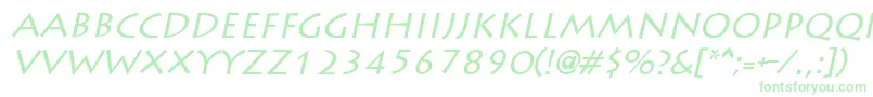 fuente LiddieItalic – Fuentes Verdes