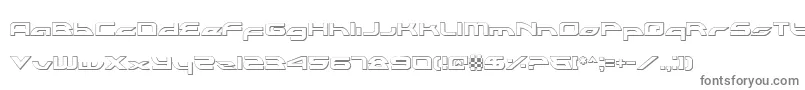 フォントAlexlco – 白い背景に灰色の文字