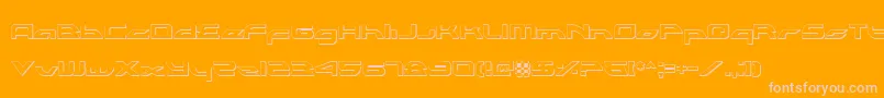 Alexlco Font – Pink Fonts on Orange Background