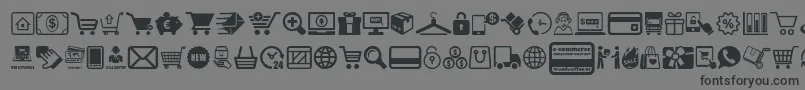 Más sobre la fuente ECommerce fuente ECommerce – Fuentes Negras Sobre Fondo Gris