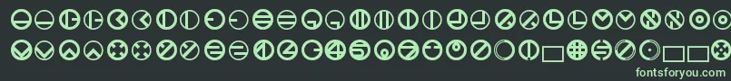Bublet3.1.1.42 Font – Green Fonts on Black Background