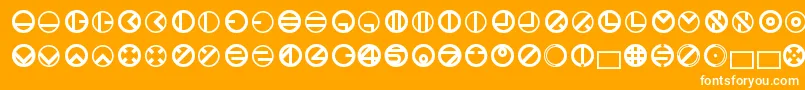 Bublet3.1.1.42 Font – White Fonts on Orange Background