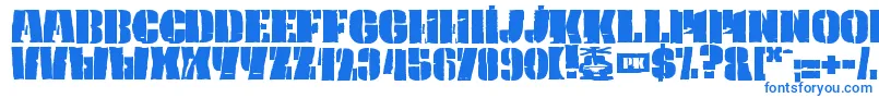 Weitere Informationen zur PkCaptain-Schriftart PkCaptain-Schriftart – Blaue Schriften