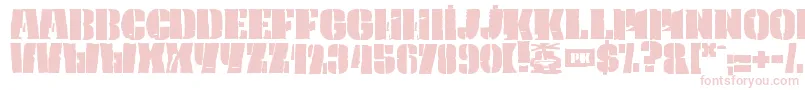 PkCaptain Font – Pink Fonts on White Background