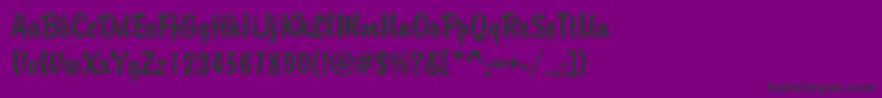 MBrody Font – Black Fonts on Purple Background