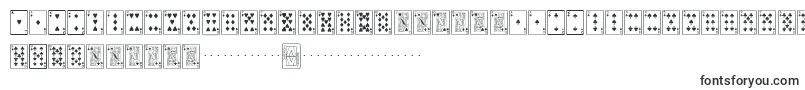 PlayingcardsRegular-Schriftart – Schriften für Adobe Acrobat