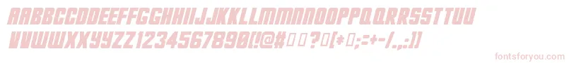 HesDeadJim Font – Pink Fonts on White Background