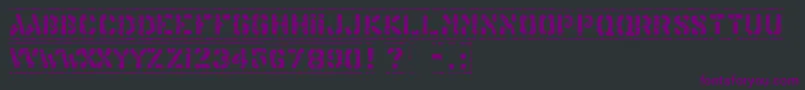 More about Offshore Font Offshore Font – Purple Fonts on Black Background