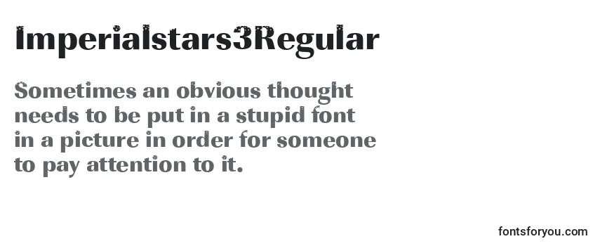 Imperialstars3Regular Font