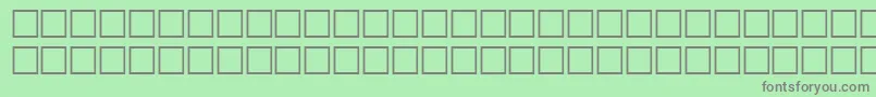 McsWadiySUNormal. Font – Gray Fonts on Green Background