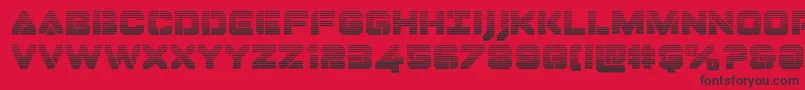 fuente Dominojackgrad – Fuentes Negras Sobre Fondo Rojo