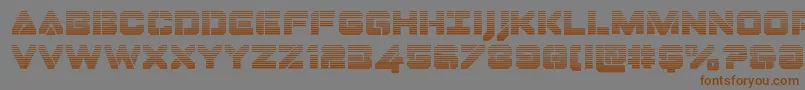 Dominojackgrad Font – Brown Fonts on Gray Background