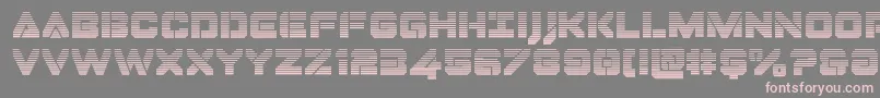 Dominojackgrad Font – Pink Fonts on Gray Background
