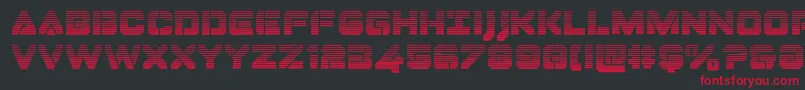 Dominojackgrad Font – Red Fonts on Black Background