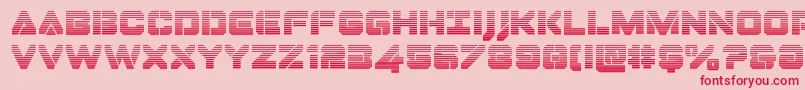 Weitere Informationen zur Dominojackgrad-Schriftart Dominojackgrad-Schriftart – Rote Schriften auf rosa Hintergrund