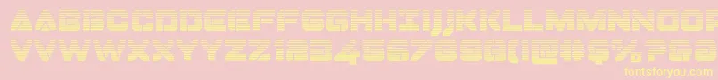fuente Dominojackgrad – Fuentes Amarillas Sobre Fondo Rosa