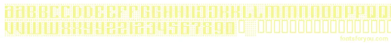 Computeramok-fontti – keltaiset fontit